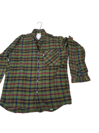 Vintage Levi Strauss & Co. Plaid Flannel Button-Down Shirt