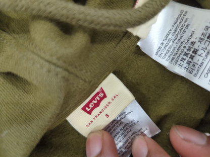 Levi's Olive Green Hoodie - Size Small