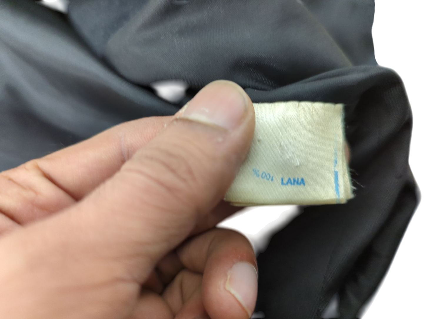 Black and White Checkered Wool Jacket - 100% LANA