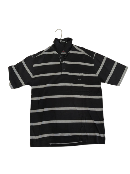 Paul & Shark Yachting Black Striped Polo Shirt - Size S