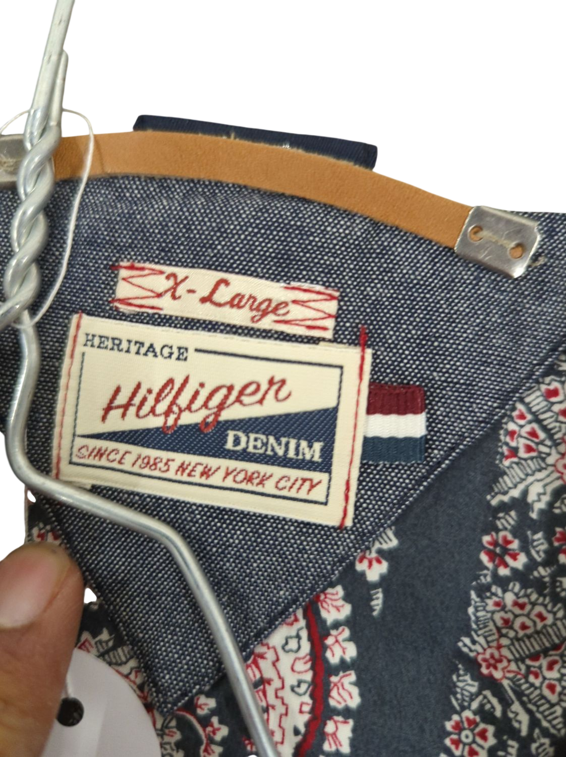 Vintage Tommy Hilfiger Grey Wool Blazer - Heritage M-Large