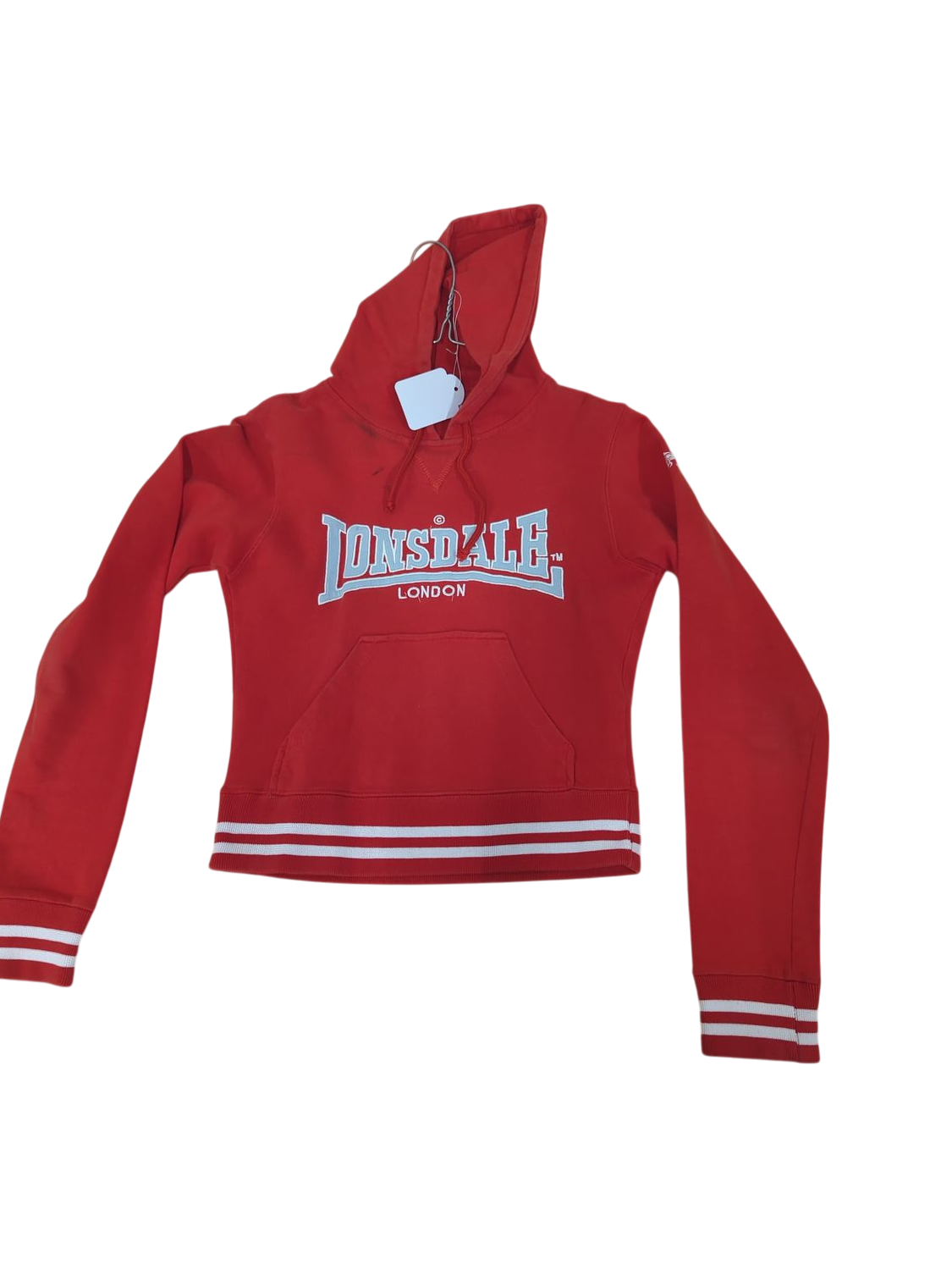 Lonsdale London Red Hoodie - Size M