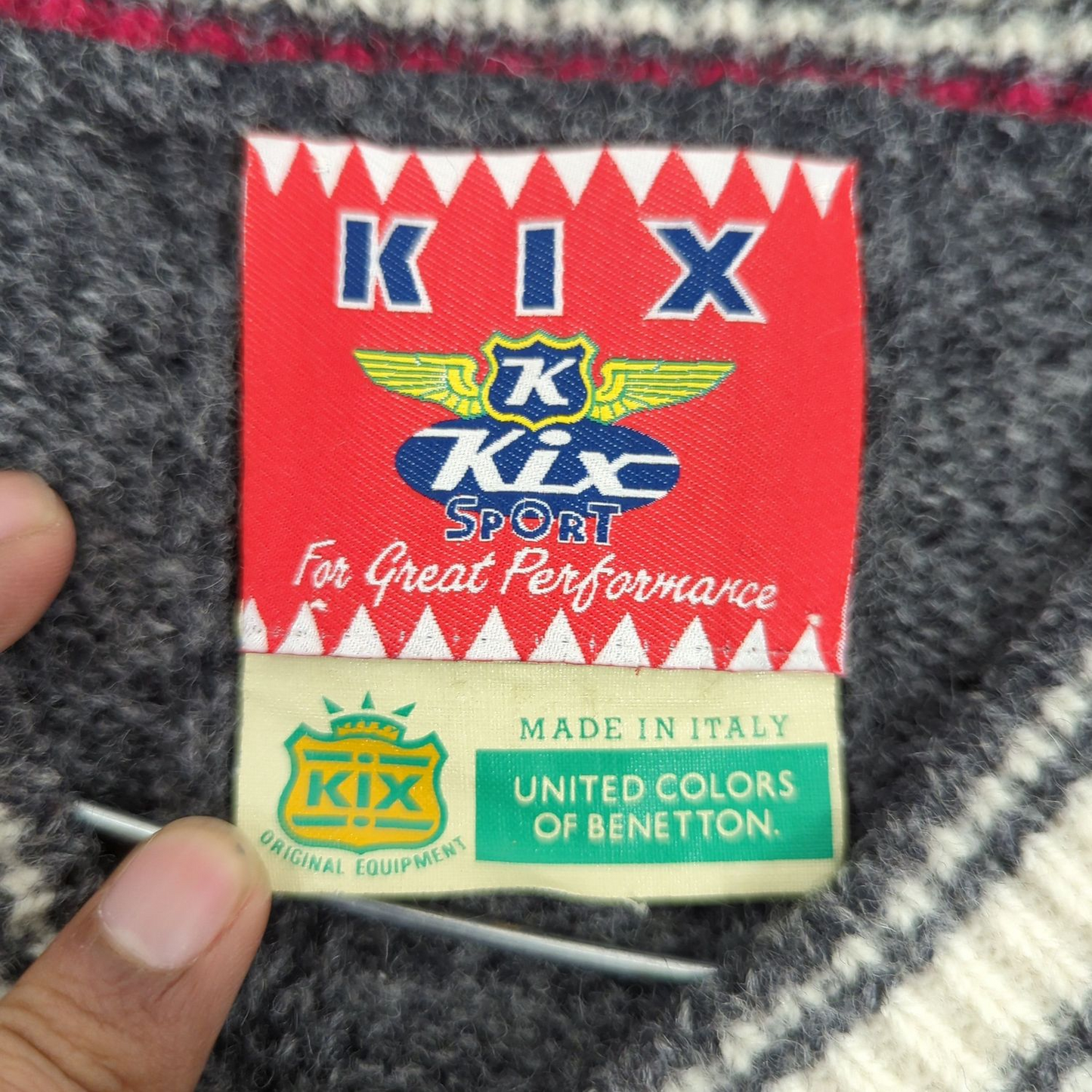 Vintage XXX Sport Performance Wool Sweater - Made in Italy