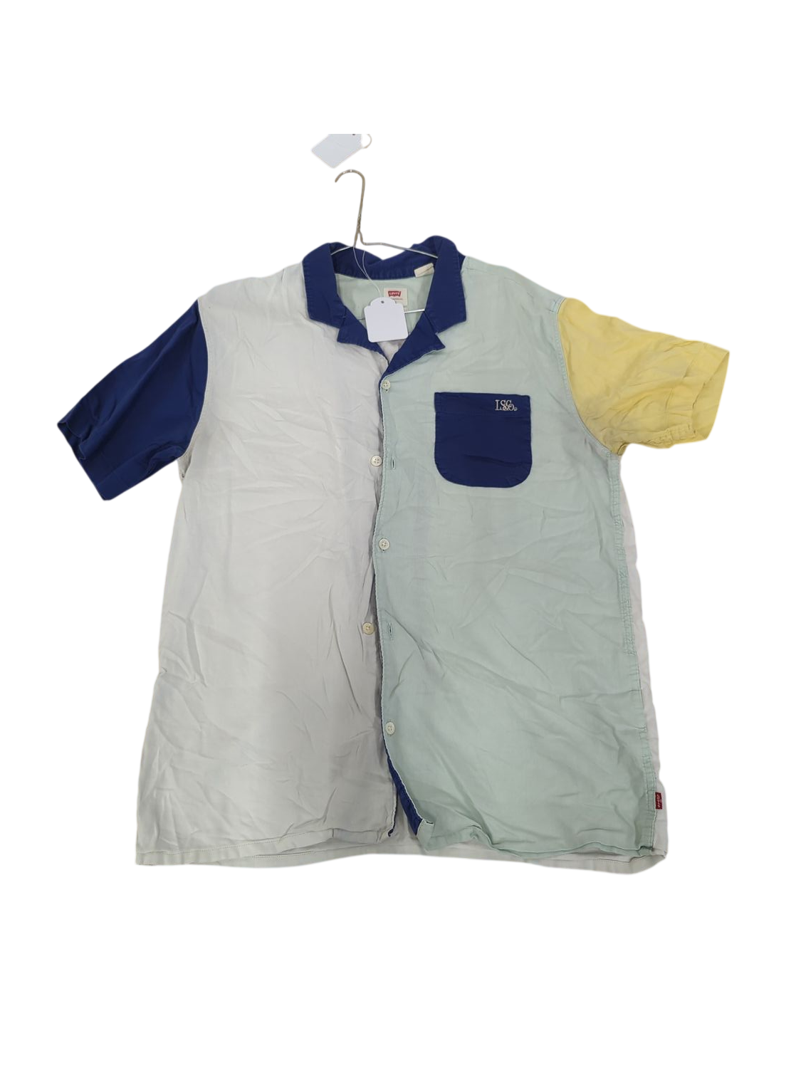 Levi's Color Block Button-Down Shirt - Size M