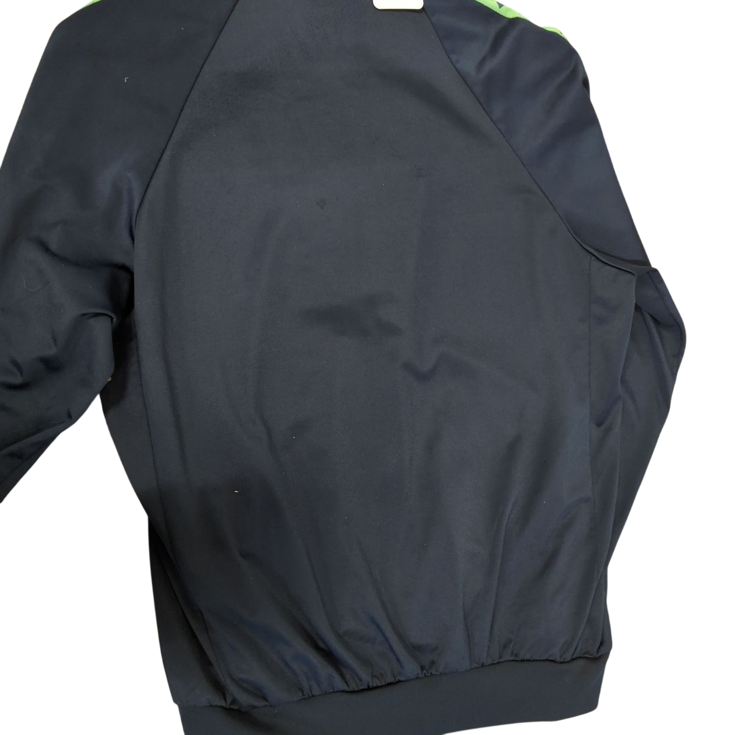 Arena Navy Blue Track Jacket with Green Trim - Sportswear