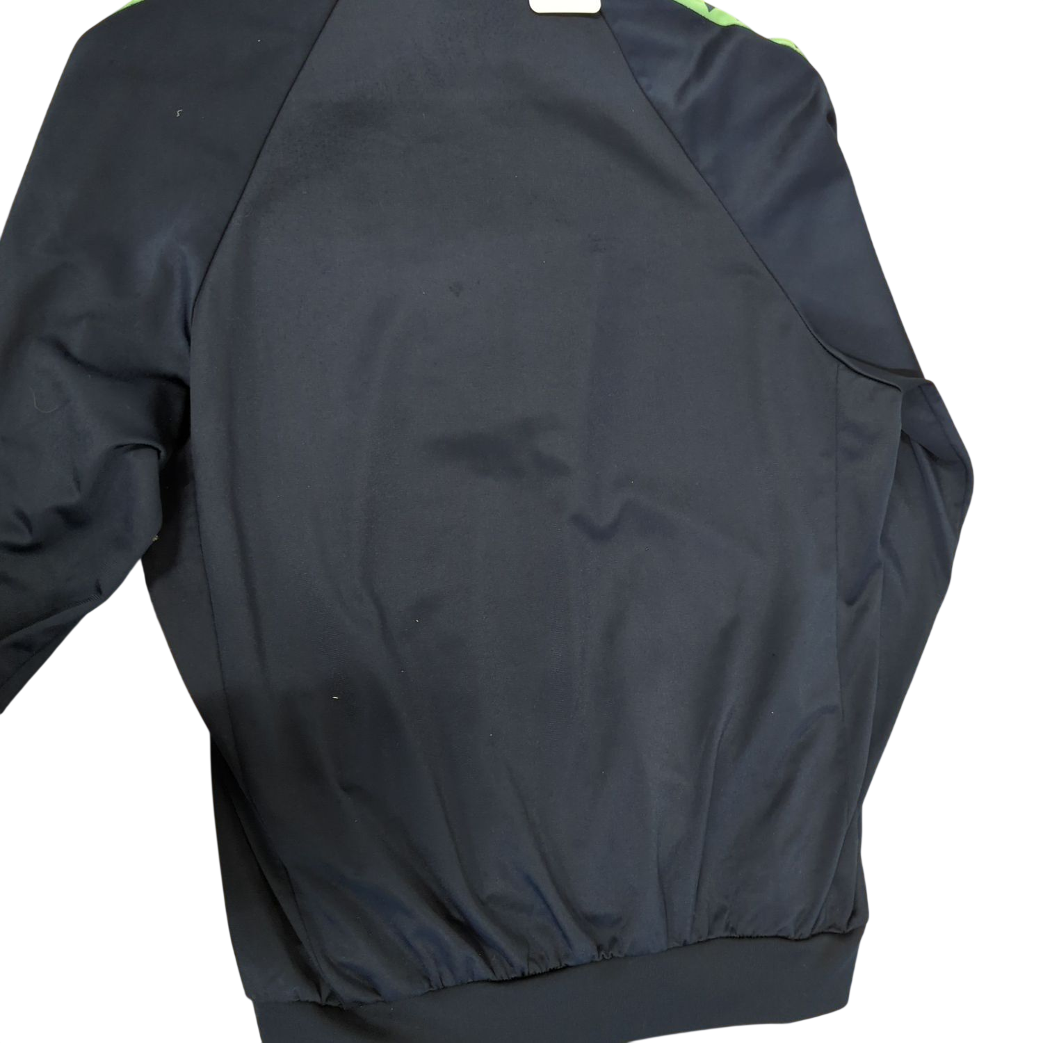 Arena Navy Blue Track Jacket with Green Trim - Sportswear
