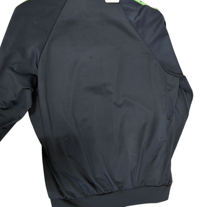 Arena Navy Blue Track Jacket with Green Trim - Sportswear