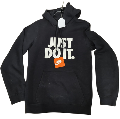 Nike 'JUST DO IT.' Black Sweatshirt - Size XS