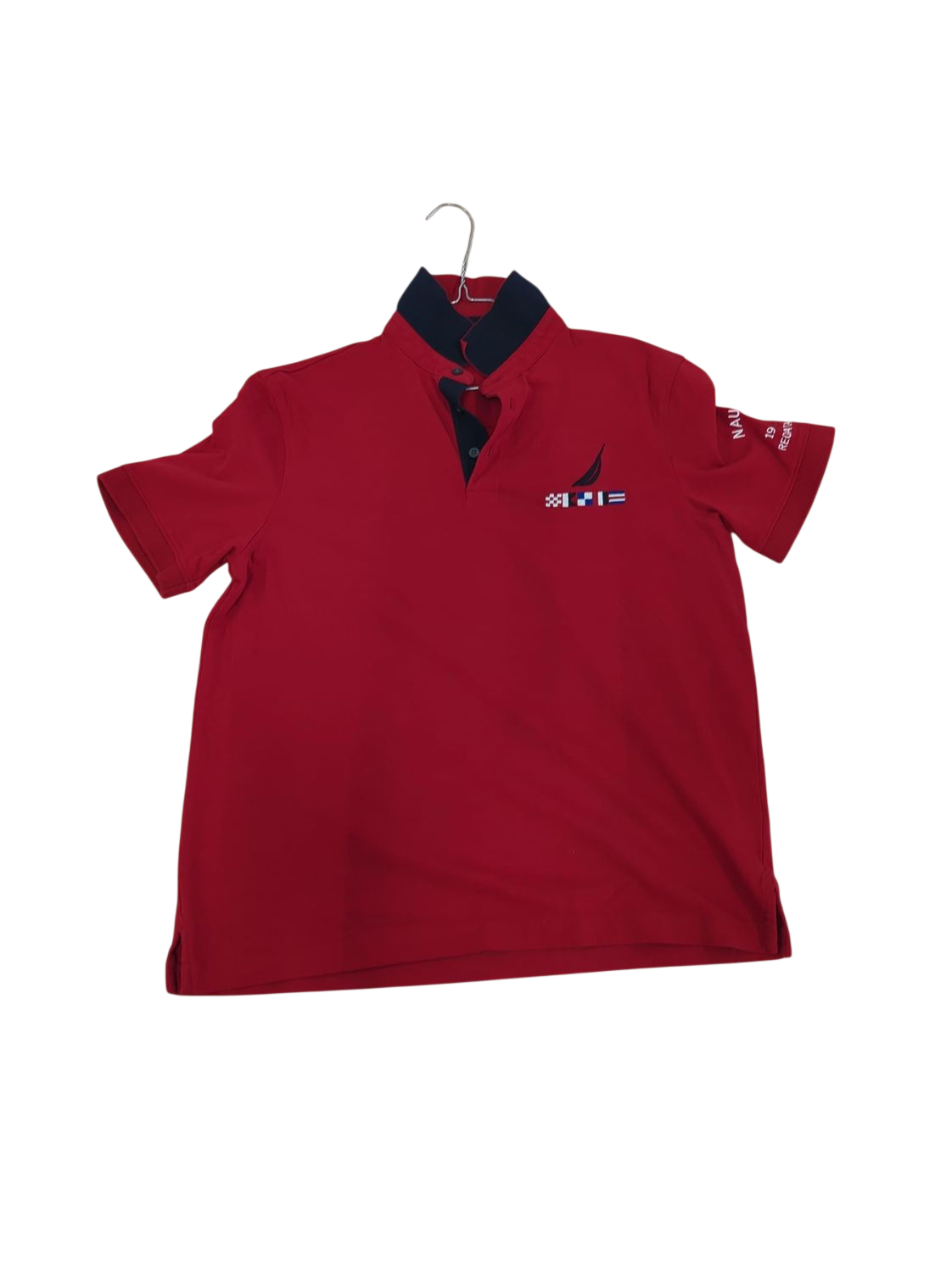 Nautica Red Polo Shirt - Size M