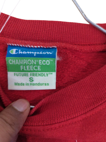 Champion Eco Red St Johns University Sweatshirt - Size S