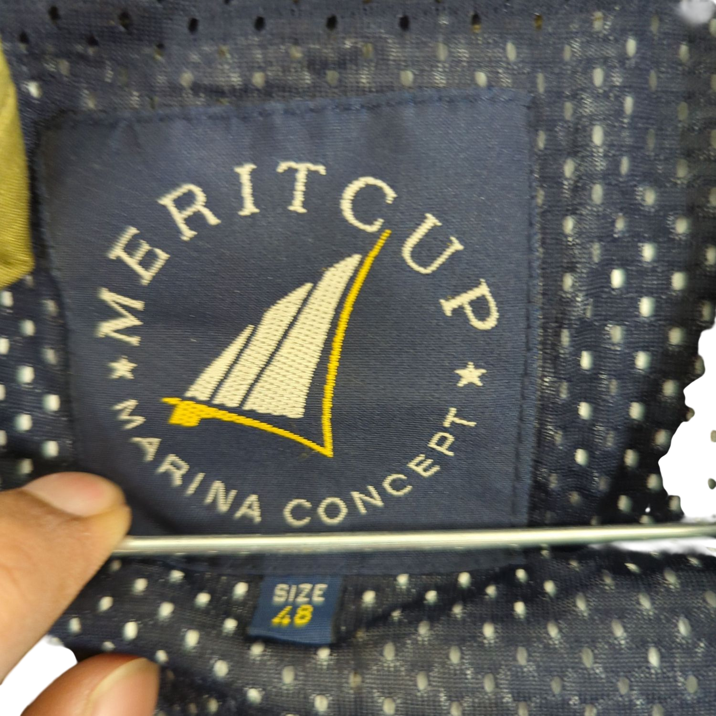 Brit Cup Olive Green Windbreaker Jacket - Size 48 - Marina Concept