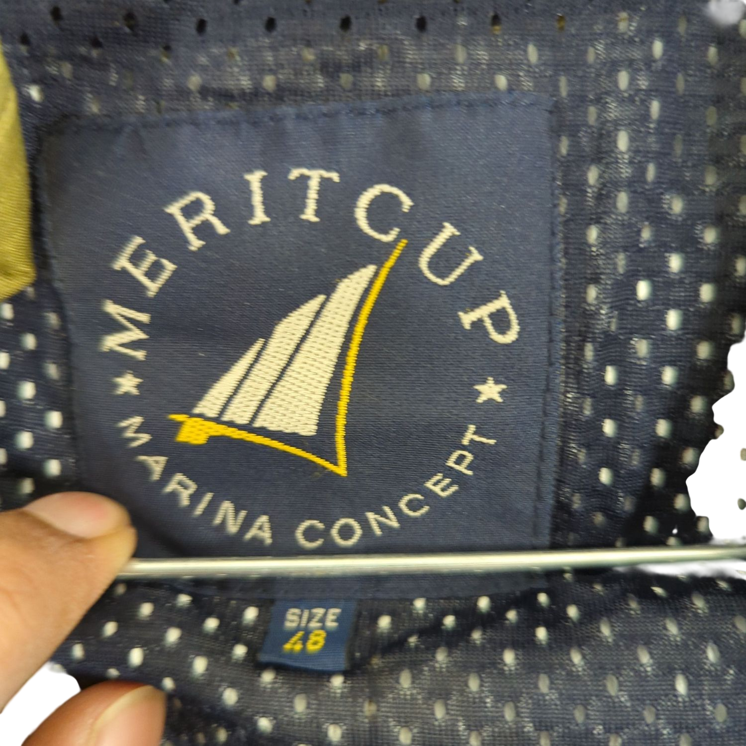 Brit Cup Olive Green Windbreaker Jacket - Size 48 - Marina Concept