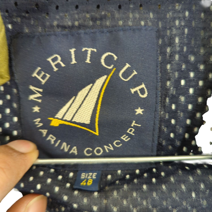 Brit Cup Olive Green Windbreaker Jacket - Size 48 - Marina Concept