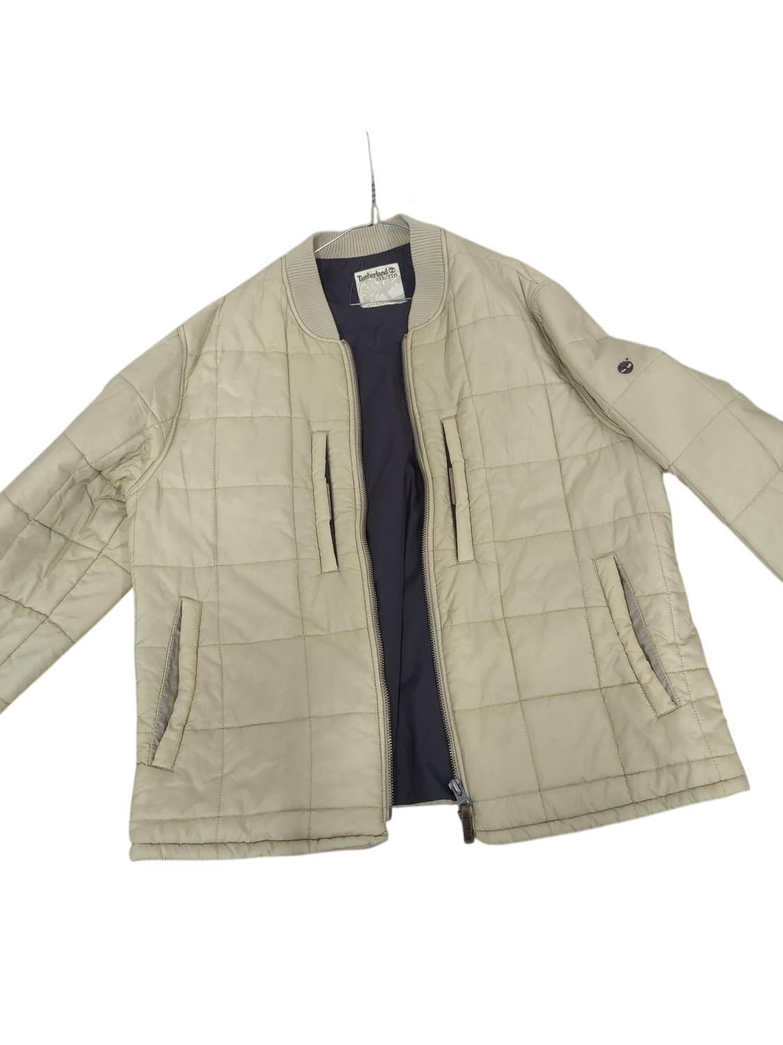 Timberland Beige Quilted Jacket - Size 3XL