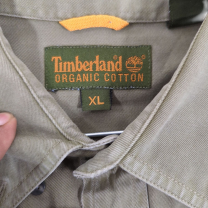 Timberland Organic Cotton Button-Down Shirt - Size XL