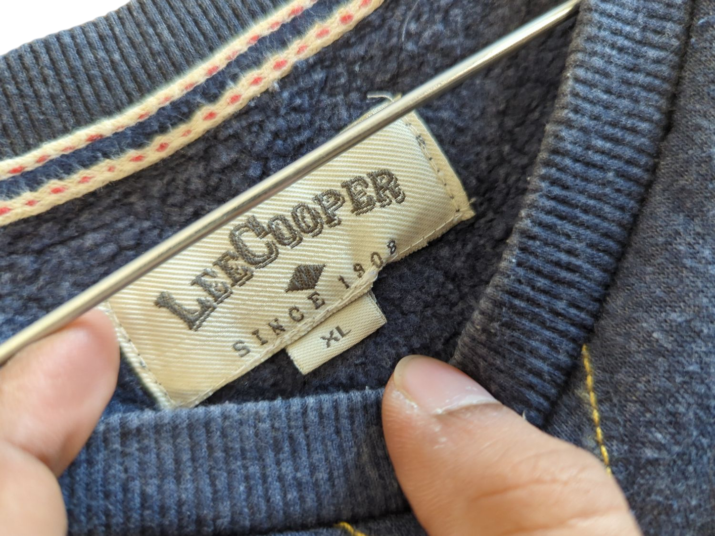 Lee Cooper Navy Blue Sweatshirt - Size XL - East London Heritage