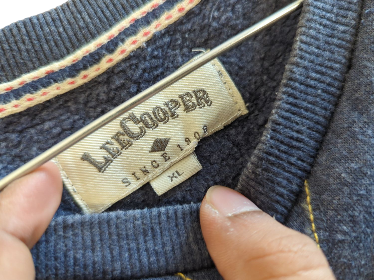 Lee Cooper Navy Blue Sweatshirt - Size XL - East London Heritage