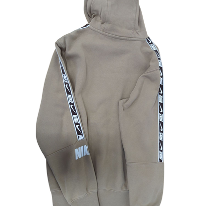 Nike Standard Fit Beige Bomber Jacket - Size S