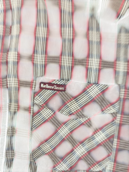 Marlboro Classics Plaid Button-Down Shirt - Size XL