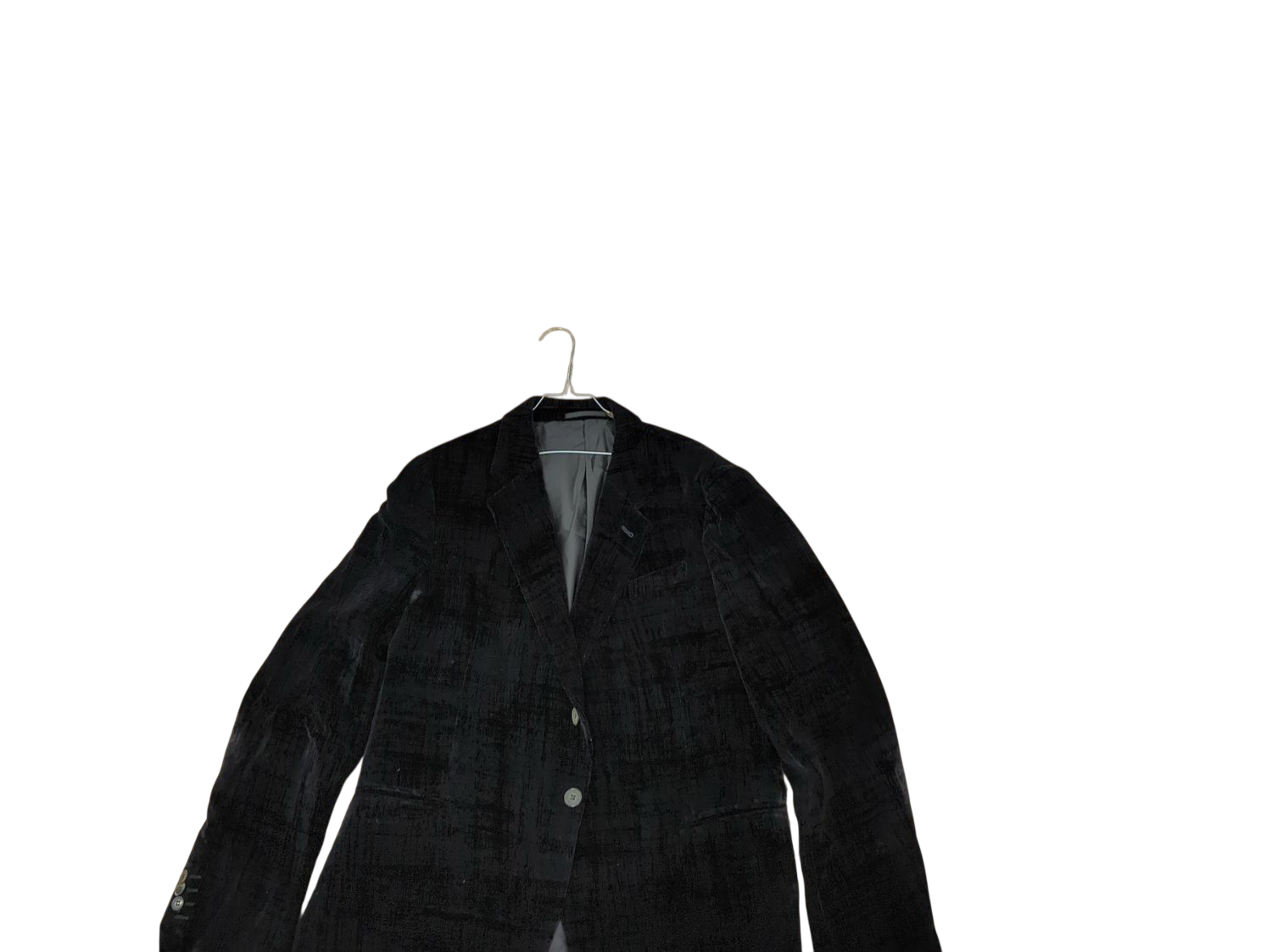 Armani Collezione Black Velvet Blazer - Size 56/R - Italian Made