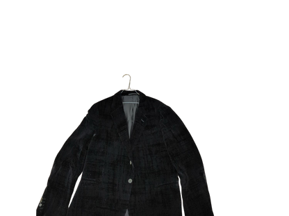 Armani Collezione Black Velvet Blazer - Size 56/R - Italian Made