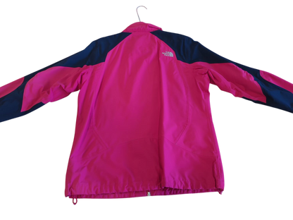 The North Face Pink & Navy Windbreaker Jacket - Size S