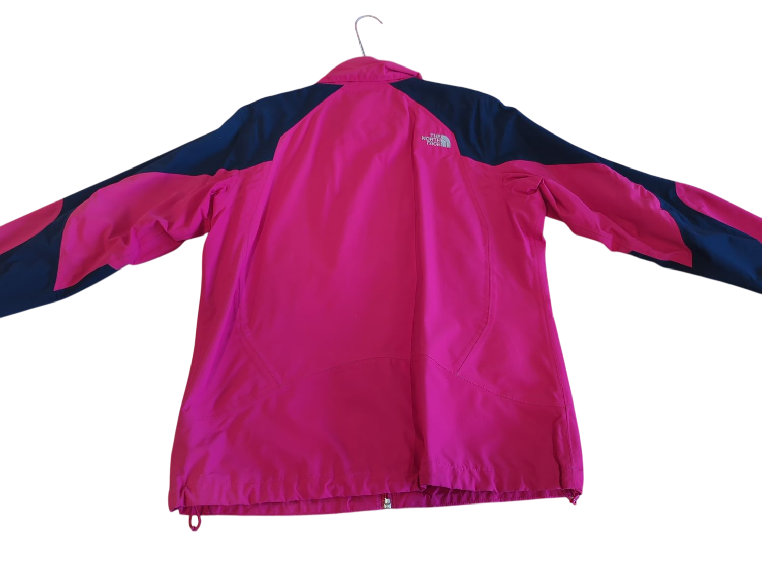 The North Face Pink & Navy Windbreaker Jacket - Size S