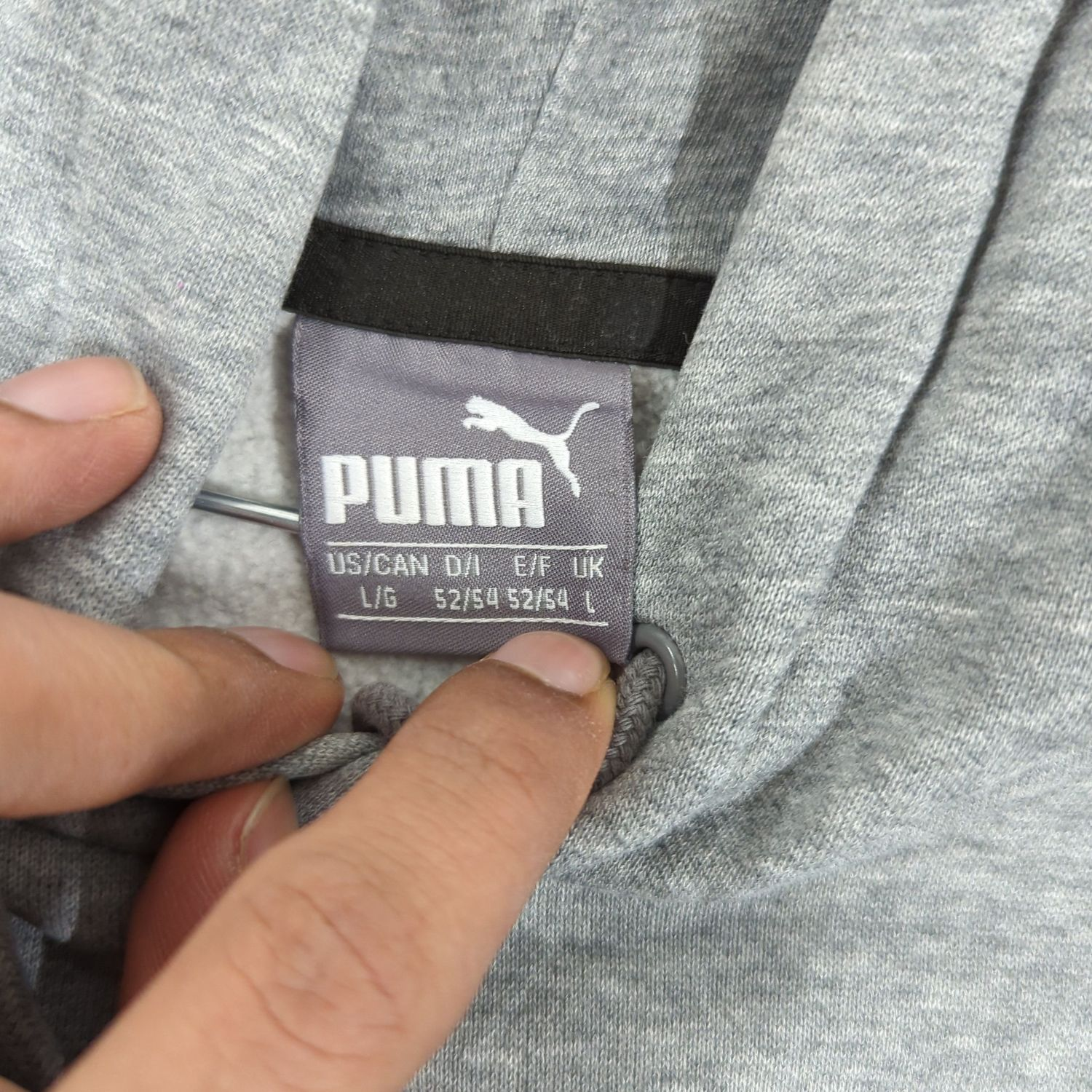 PUMA Grey Crew Neck Sweatshirt - Size L