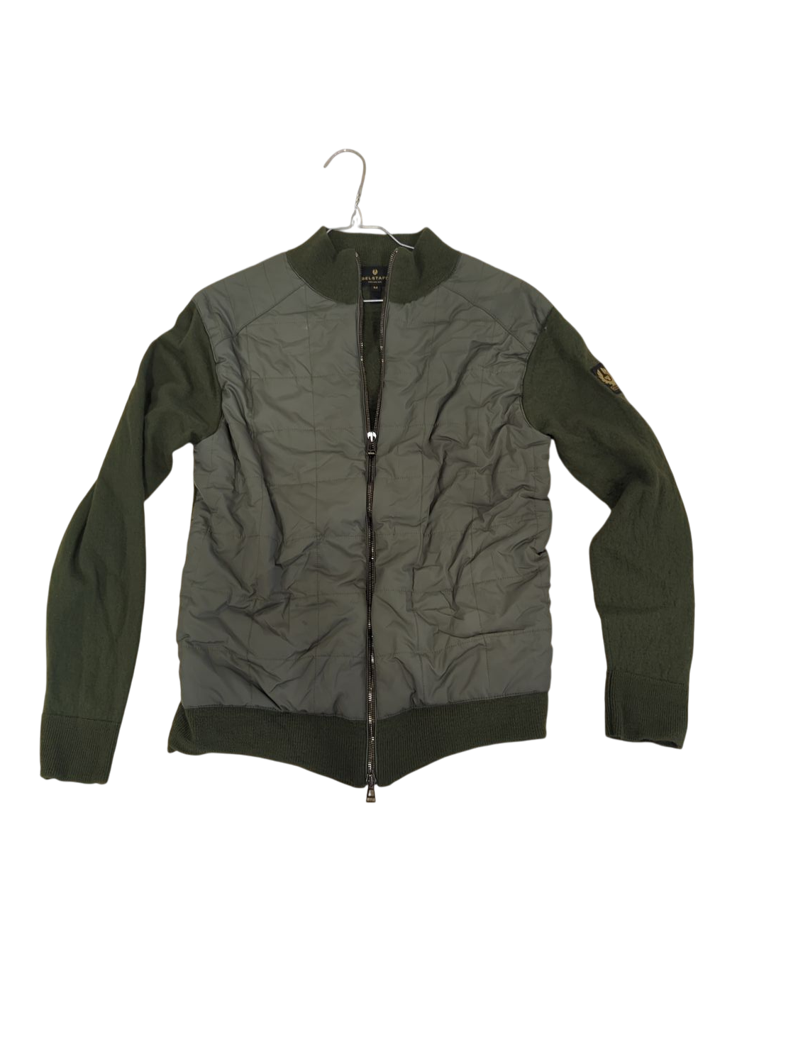 Belstaff Green Bomber Jacket - Size M - Made in England