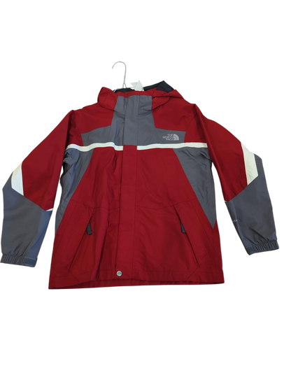 The North Face Red and Grey Windbreaker Jacket