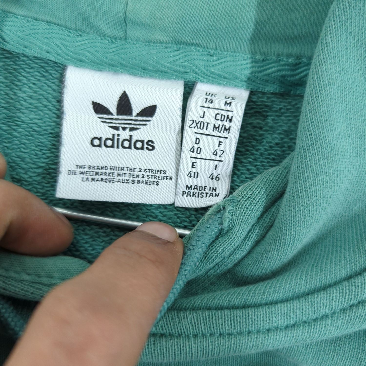 Adidas Green Crewneck Sweatshirt - Size M