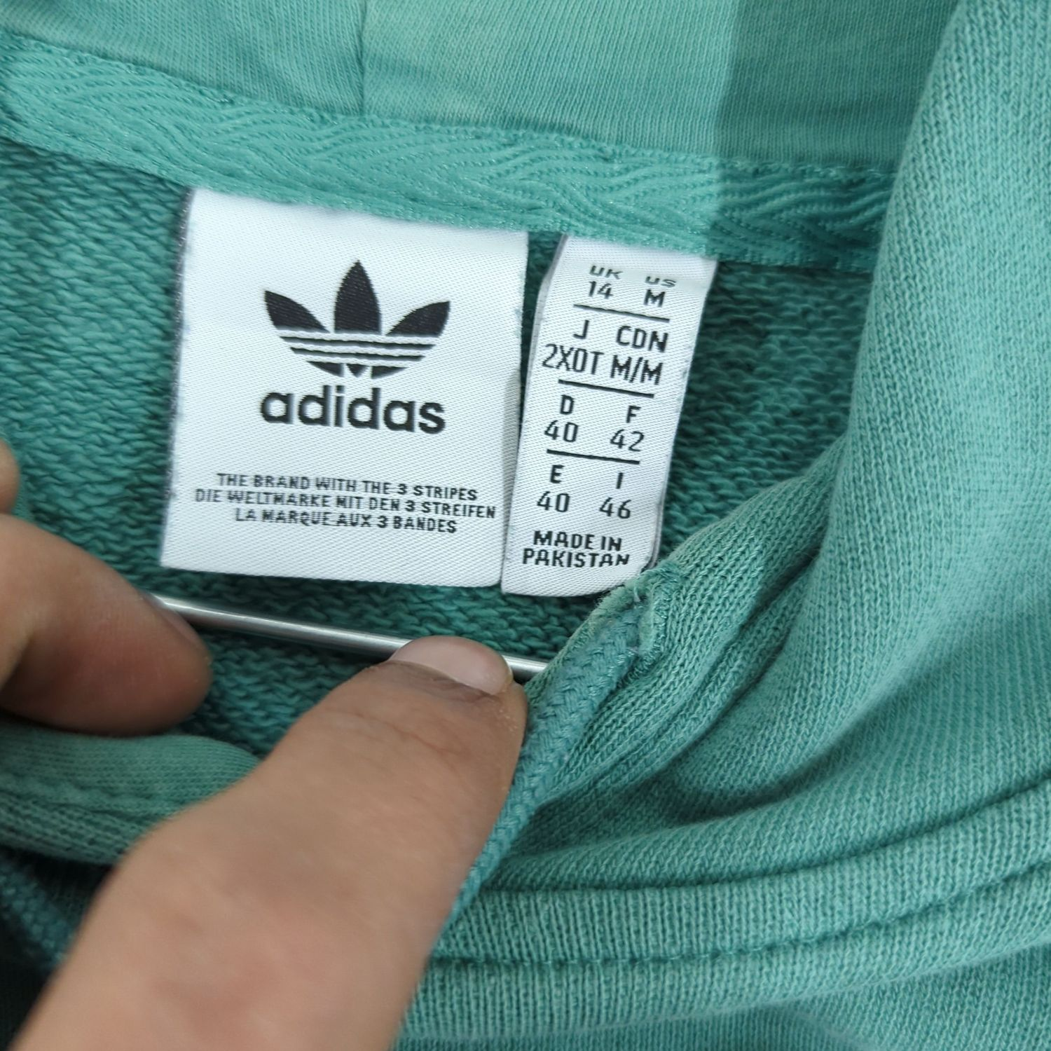 Adidas Green Crewneck Sweatshirt - Size M