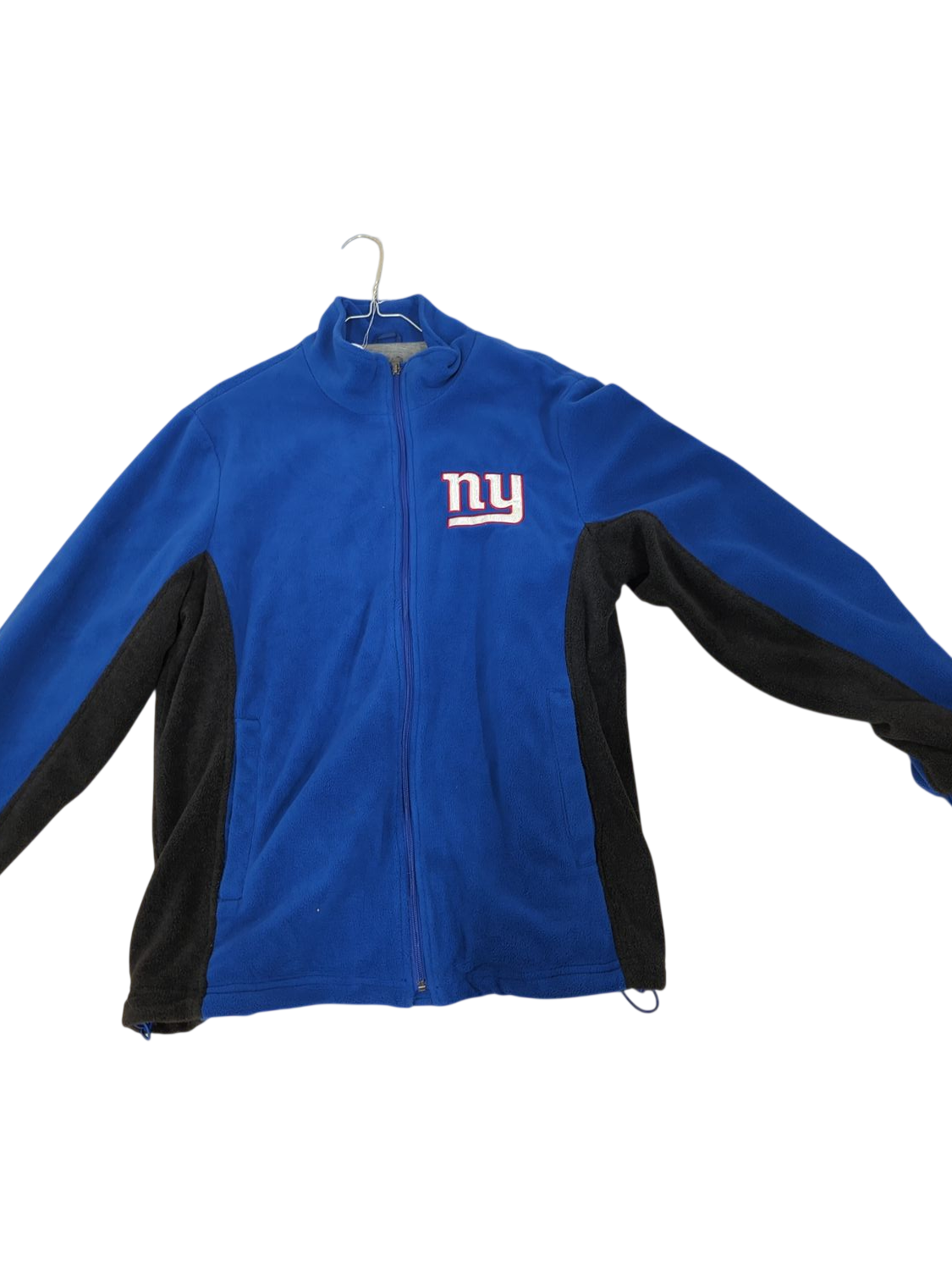 NFL New York Giants Fleece Jacket - Blue/Black - Size M