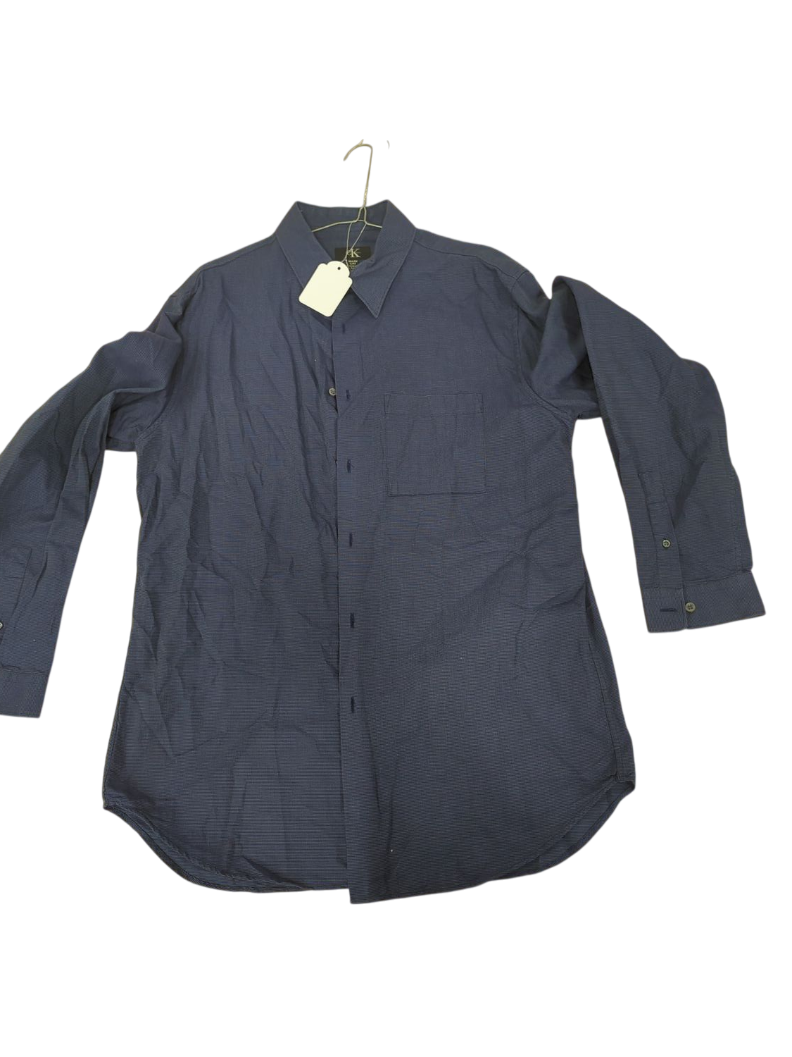 CK Calvin Klein Navy Button-Down Shirt - Size L/43