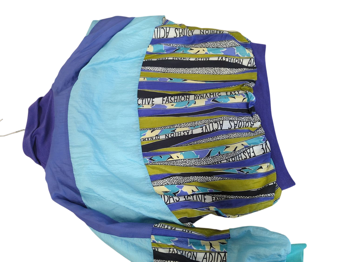 Vintage Adidas Active Colorful Striped Jacket - Size 40