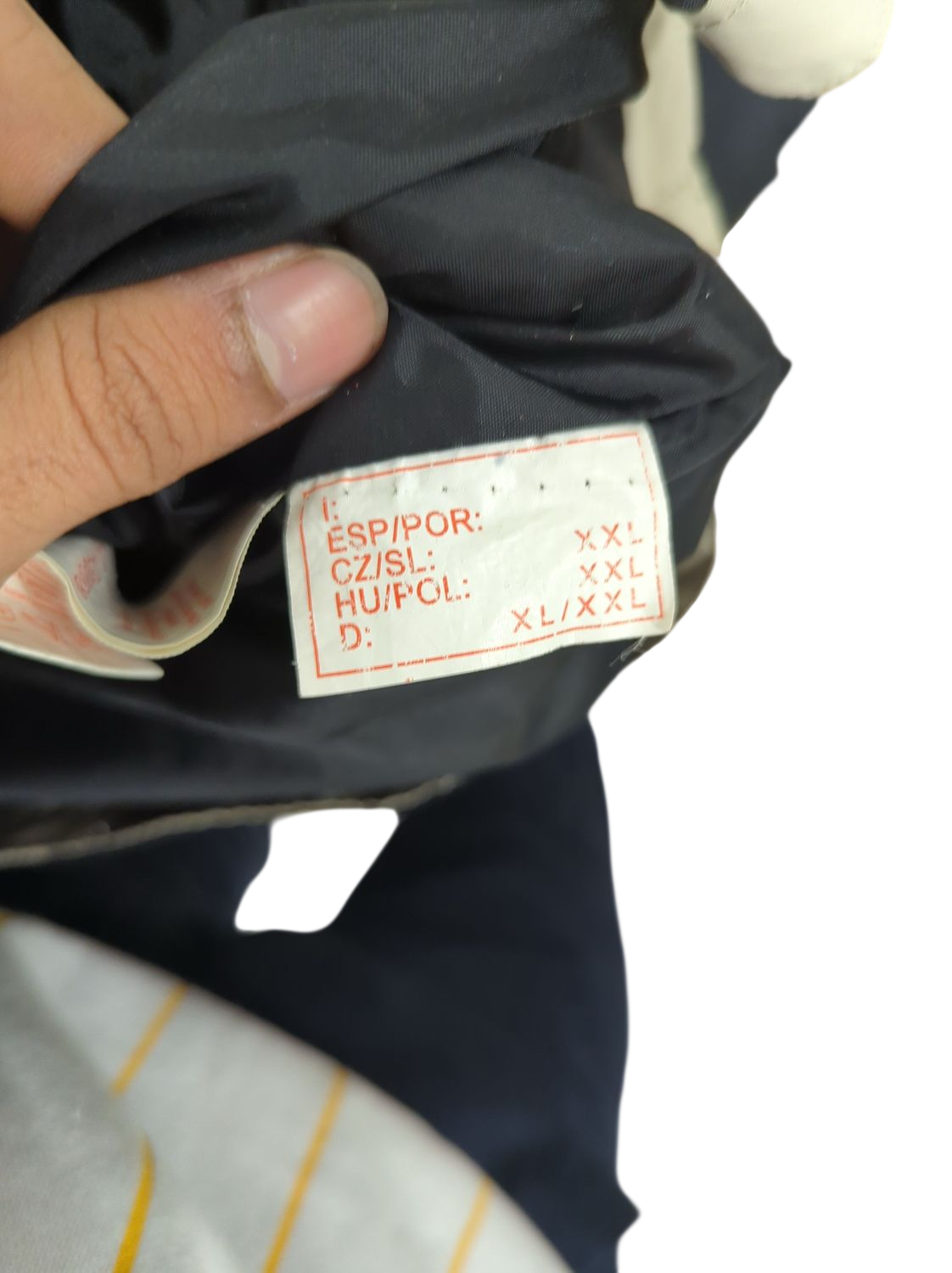 Kappa Black Windbreaker Jacket - Size XL