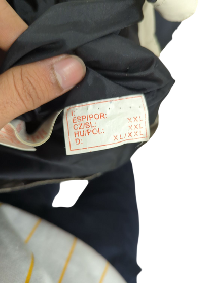 Kappa Black Windbreaker Jacket - Size XL