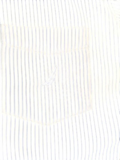 Nautica Striped Button-Down Shirt - Size M