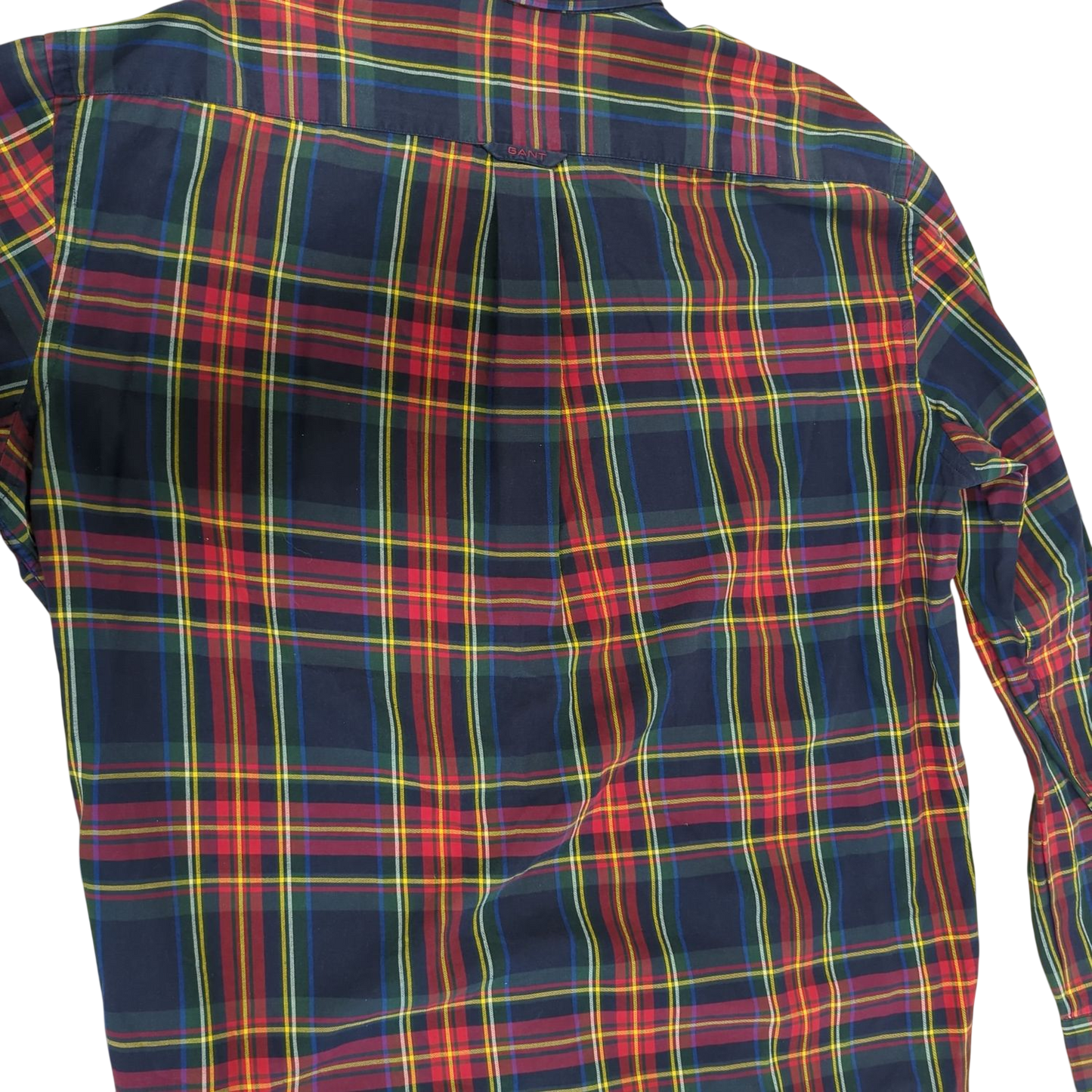 GANT Library Twill Regular Fit Plaid Button-Down Shirt - Size XL