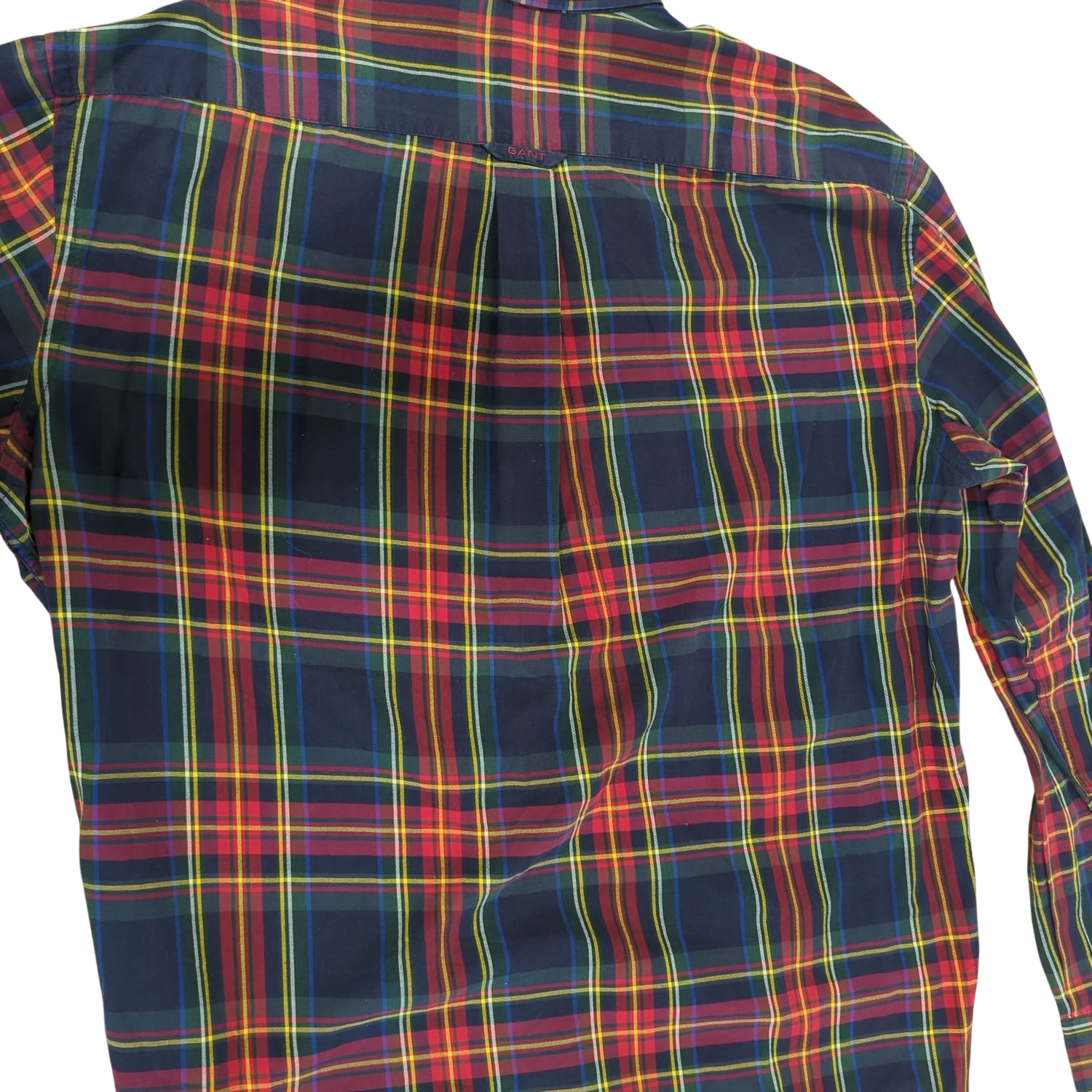 GANT Library Twill Regular Fit Plaid Button-Down Shirt - Size XL