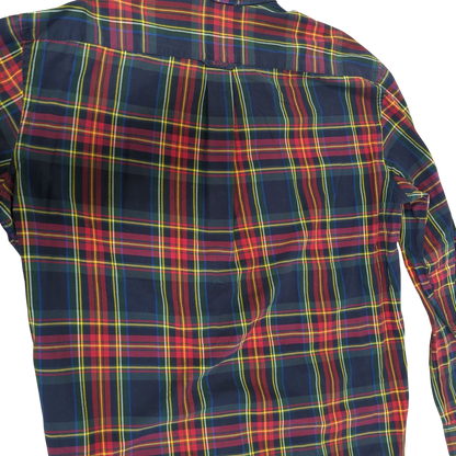 GANT Library Twill Regular Fit Plaid Button-Down Shirt - Size XL