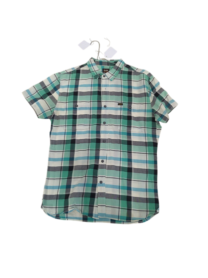Lee Tops 'Em All Green Plaid Button-Down Shirt - Size XL