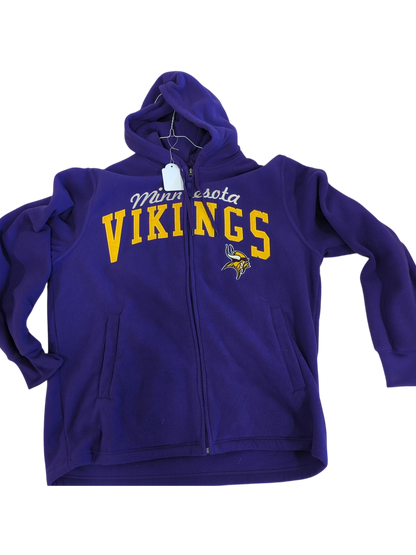 NFL Minnesota Vikings Zip-Up Hoodie - Size L