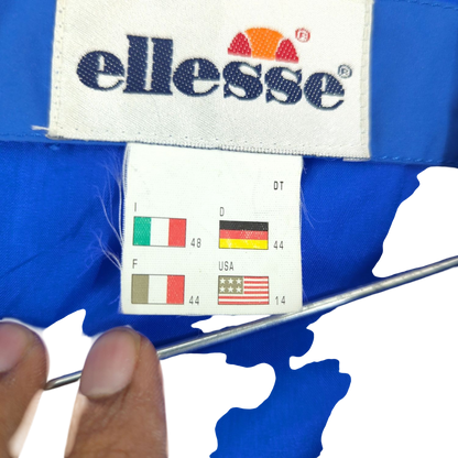 Ellesse Blue Windbreaker Jacket - Size 44