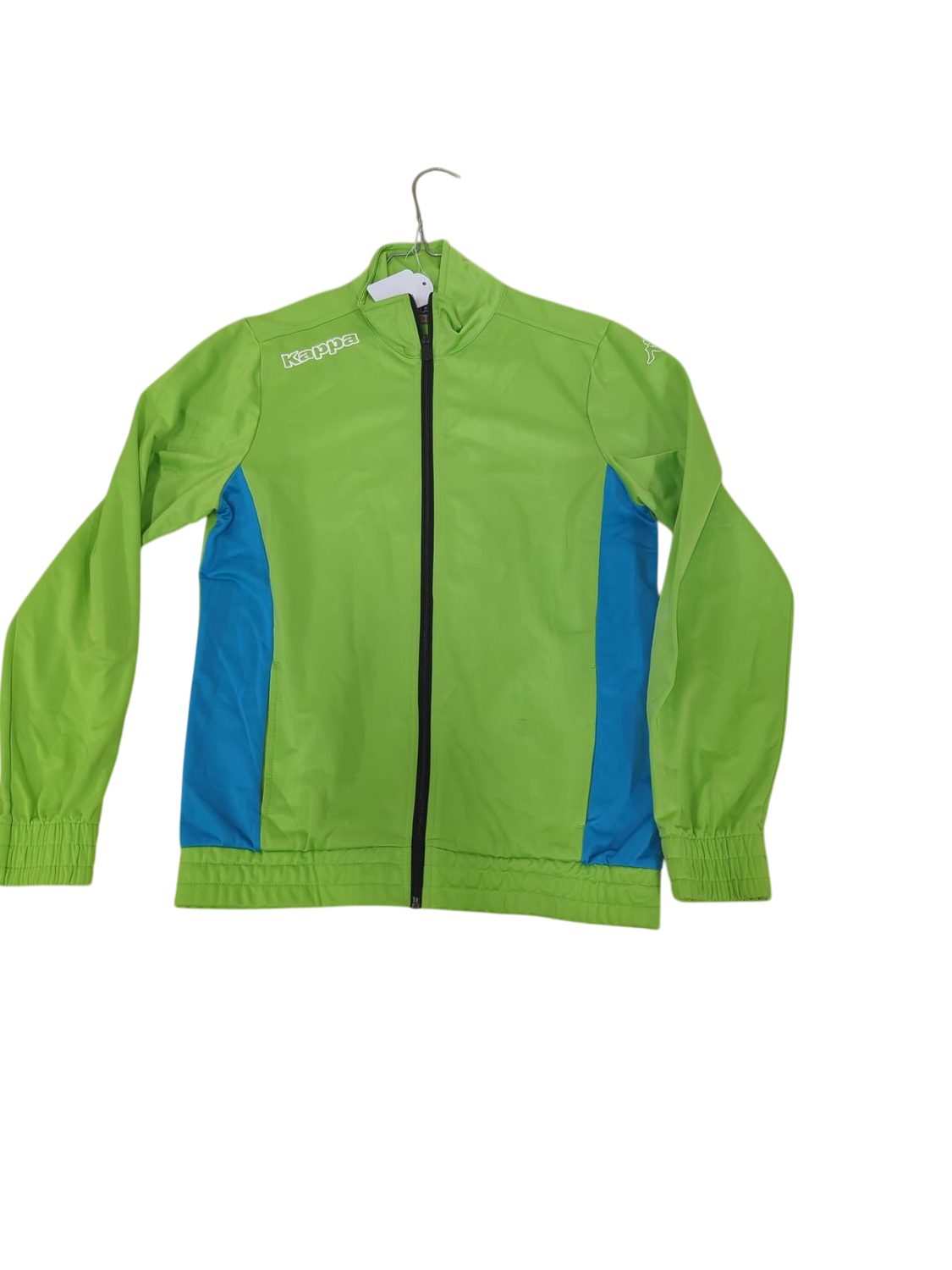 Kappa Medium Bright Green and Blue Windbreaker Jacket