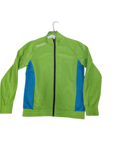 Kappa Medium Bright Green and Blue Windbreaker Jacket