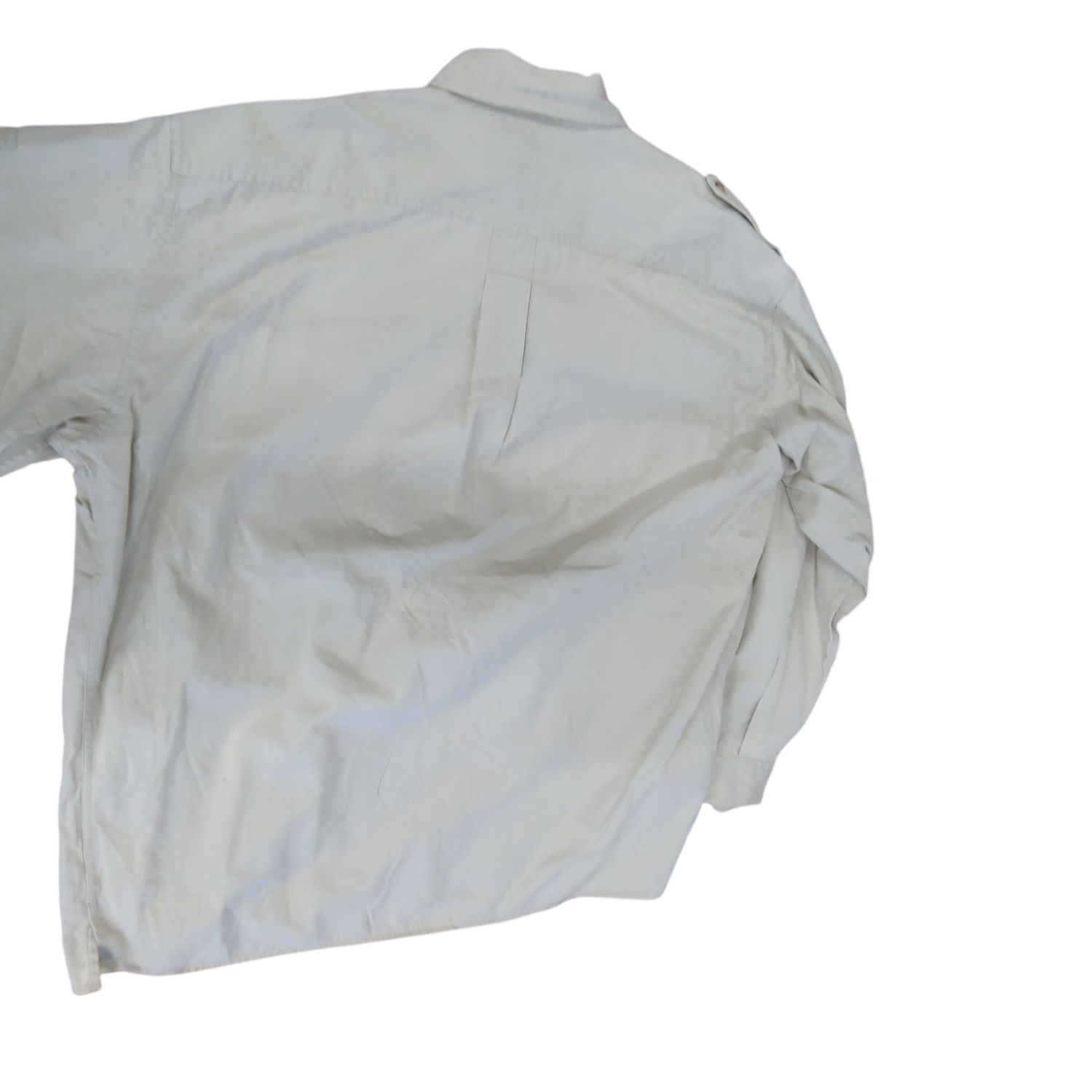 Marlboro Classics Beige Button-Down Shirt - Size L