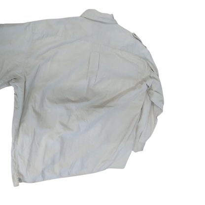 Marlboro Classics Beige Button-Down Shirt - Size L