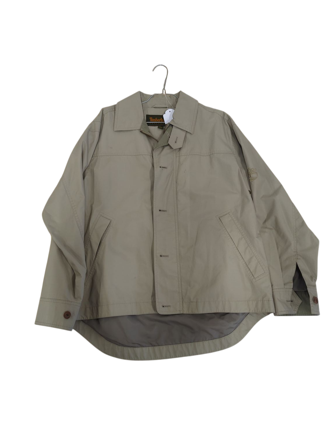 Timberland Beige Windbreaker Jacket - Size XS