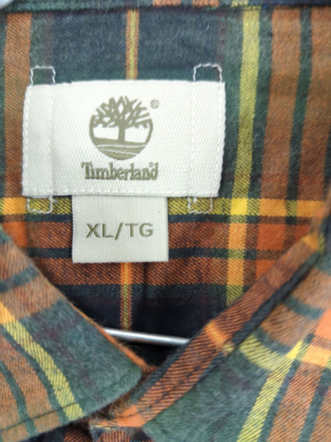 Timberland Plaid Button-Down Shirt - Size XL